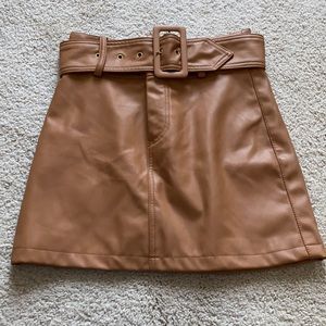 Forever21 faux leather skirt